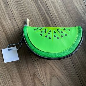 Lime Pouch Cosmetic Case